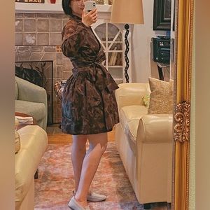 Diane von Furstenburg wrap raincoat